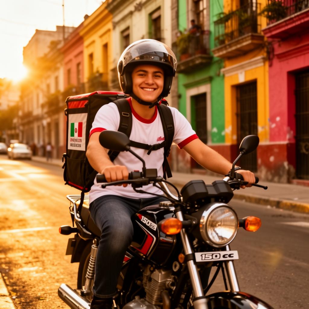 Motociclista mexicano