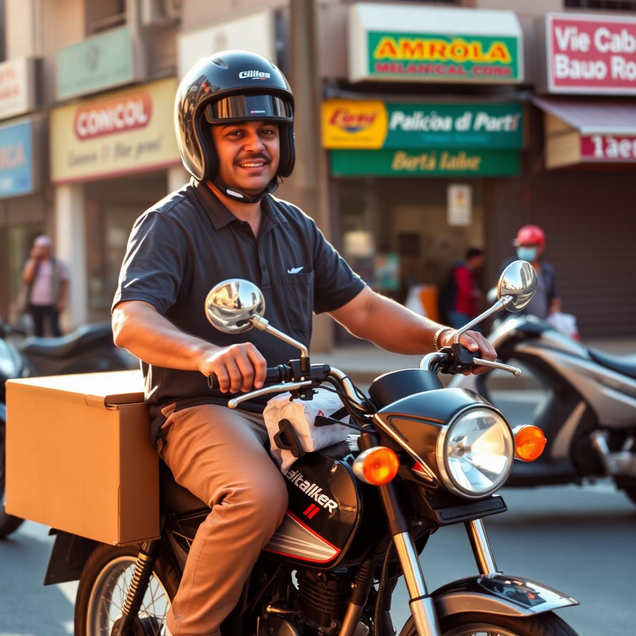 Motociclista mexicano
